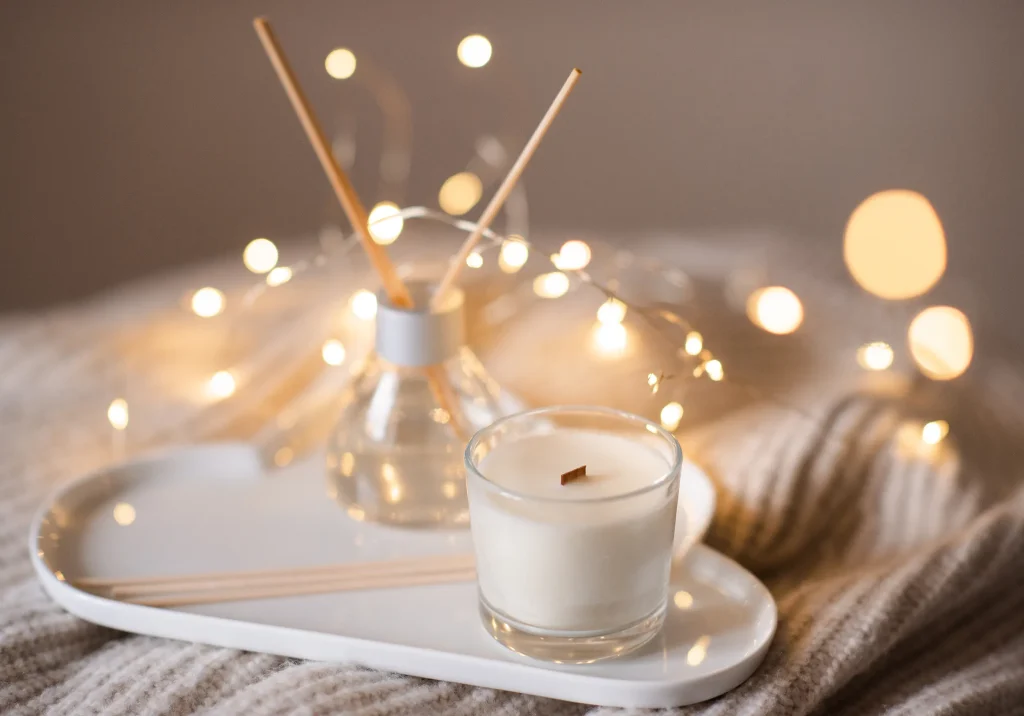 aromaterapia y velas para relajación