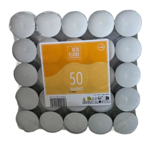 Pack velas night light – 50 unidades para quemadores