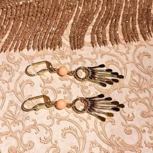 Pendientes bañados en Oro