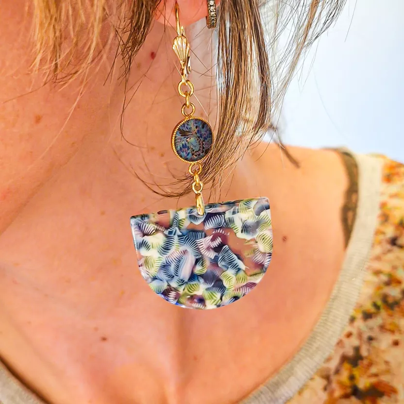 Pendientes de Media Luna Boho Chic