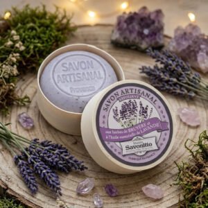 Jabón exfoliante de lavanda 100g