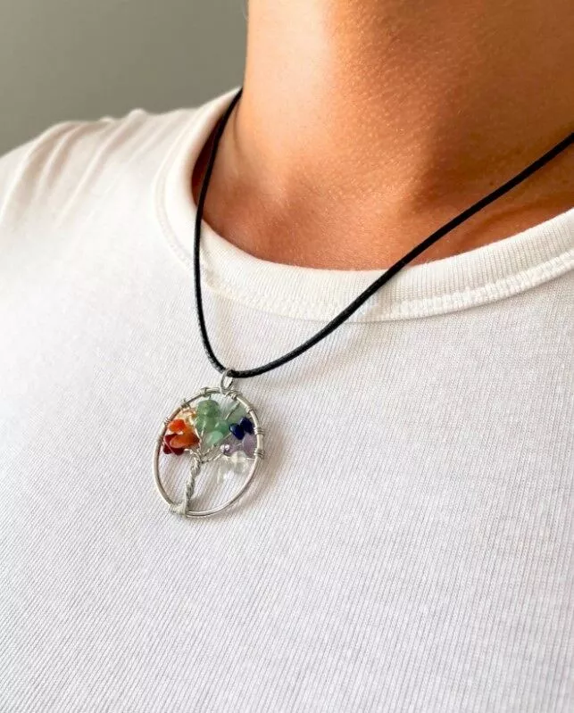 Collar Árbol de la Vida 7 Chakras