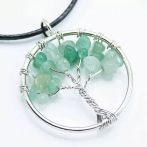 Collar Árbol de la Vida en Jade Natural