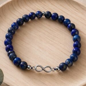 Pulsera de Lapislázuli Infinito Natural