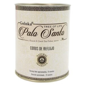 18 Conos de Incienso de Reflujo Goloka Palo Santo