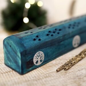 Caja de Humo Artesanal de Madera Árbol