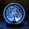 Lámpara de Sal del Himalaya Árbol de la Vida USB