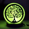 Lámpara de Sal del Himalaya Árbol de la Vida USB