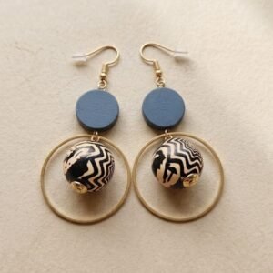 Pendientes Boho Chic de Madera Natural