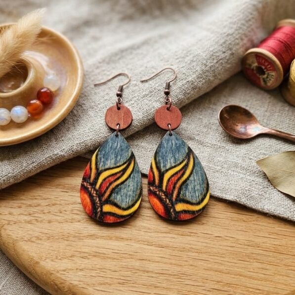 pendientes-de-madera-vintage-estilo-western