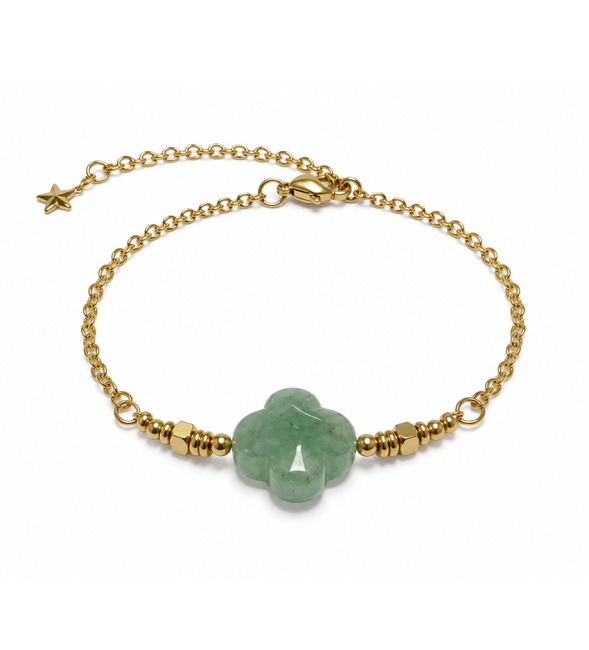 pulsera-aventurina-verde-trebol