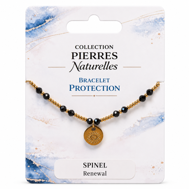Pulsera Espinela Negra Ojo Protector: 5 Beneficios de Anclaje