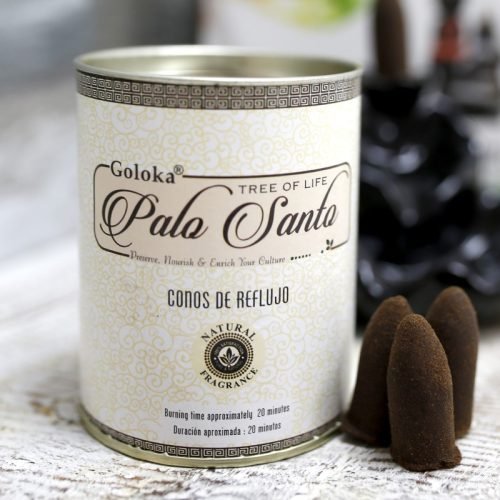 18 Conos de Incienso de Reflujo Goloka Palo Santo
